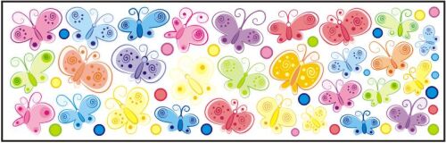 Dekorace na zeď Motýli