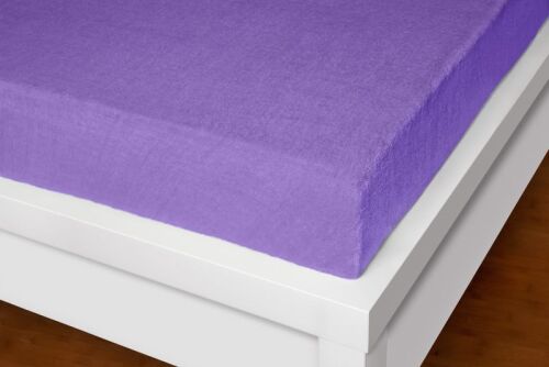 Prostěradlo froté Exclusive fialové  140x200 cm