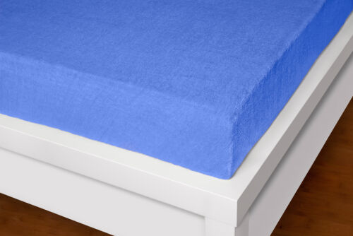 Froté prostěradlo Exclusive modré 220x200 cm