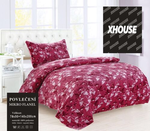 Mikroplyšové povlečení ALDA,  140x200cm, 70x90cm