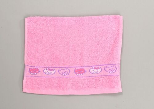 Dětský froté ručník  - růžový 30x50 cm