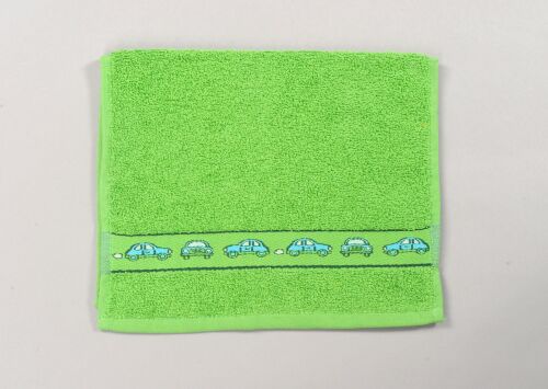 Dětský froté ručník  - zelený 30x50 cm