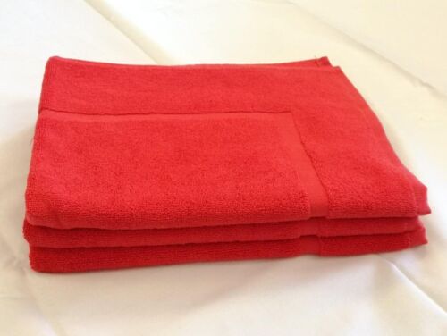 Koupelnová froté předložka 50 x70 cm 750 g/m2 červená