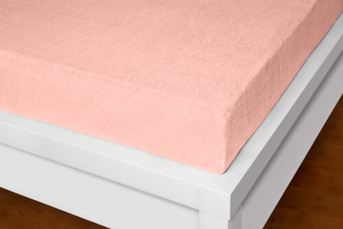 Froté prostěradlo Exclusive lososové 220x200 cm