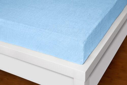 Froté prostěradlo Exclusive světle modré  220x200 cm