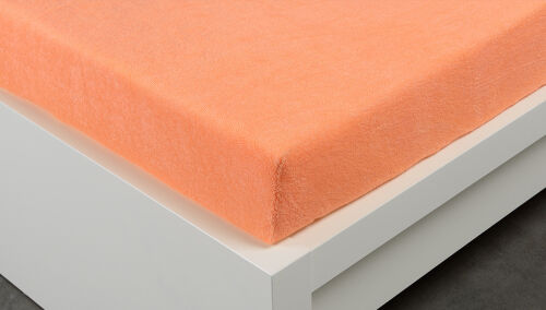 Froté prostěradlo Exclusive lososové 180x200 cm