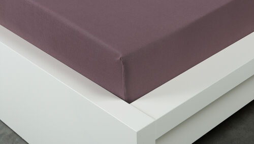 Prostěradlo Jersey hnědé   180 x 200 cm