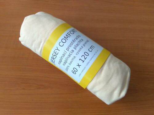 Dětské prostěradlo jersey oranžové 60x120 cm