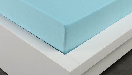 Prostěradlo Jersey světle modré 180x200cm