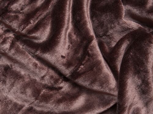 Prostěradlo mikroflanel hnědé 200x220 cm
