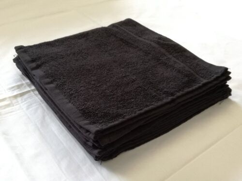 Froté ručník Klasik - černý 30x50 cm