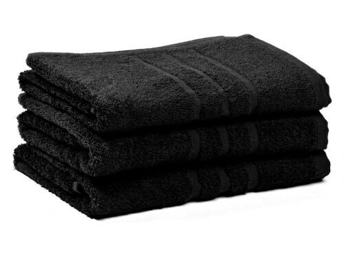 Froté ručník Klasik -  černá 50x100 cm