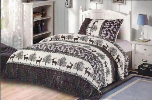 Mikroplyšové povlečení SOBI šedobílé 140x200cm, 70x90cm