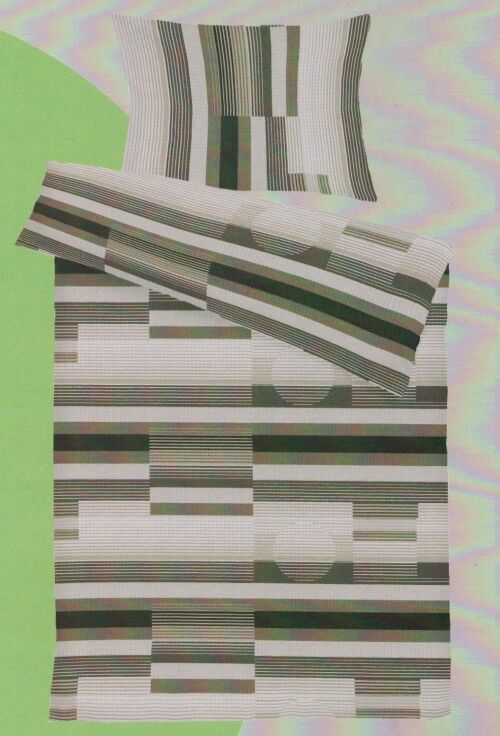 Krepové povlečení TINA šedá, 1x140x200cm, 1x70x90cm