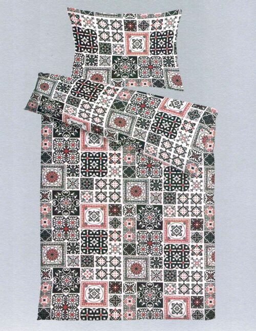 Krepové povlečení VENDY černé, 140x200cm, 70x90cm